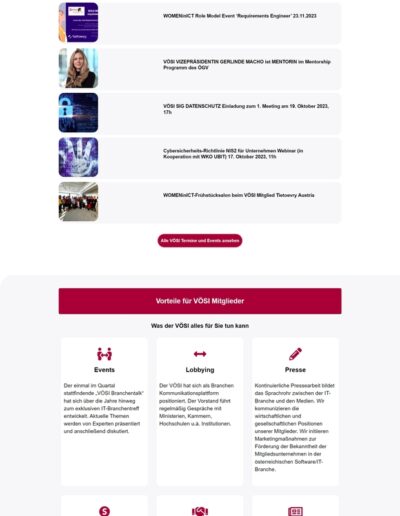 Agenda Solutions Webproject - VÖSI | Verband Österreichischer Software Innovationen