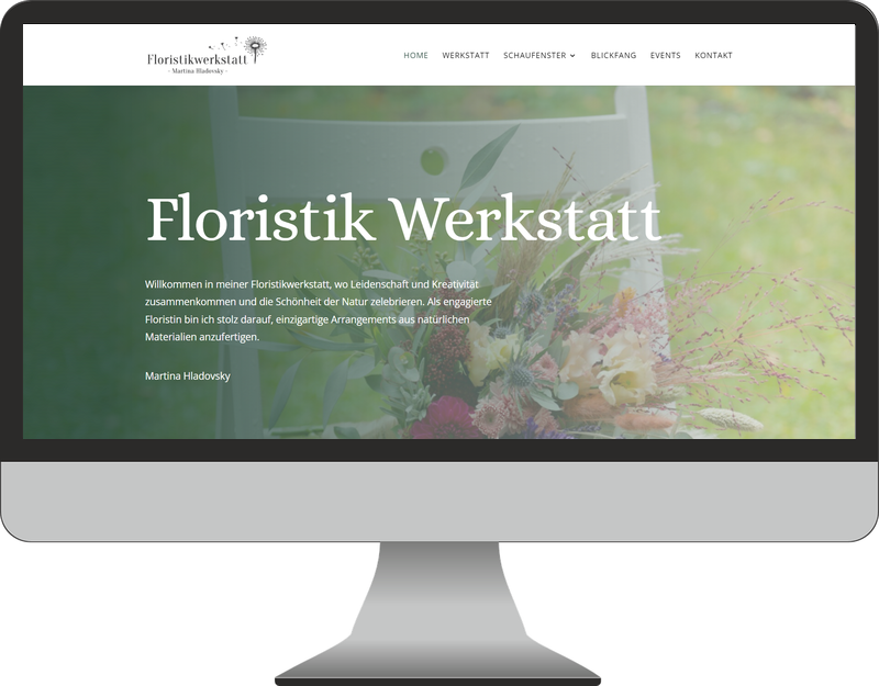 Agenda Solutions | Webdesign | Portfolio Floristikwerkstatt Hladovsky